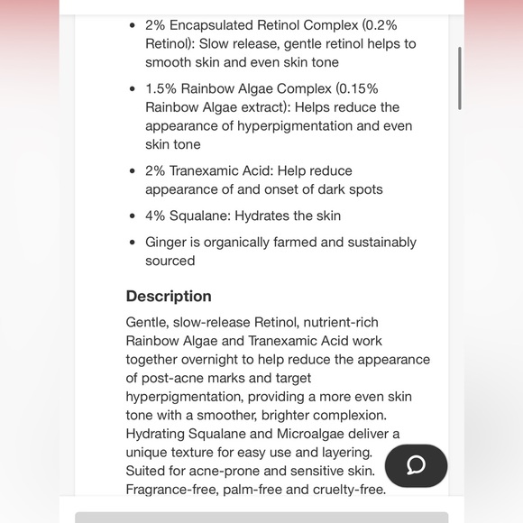 Retinol and Rainbow Algae Repair Face Serum - Picture 3 of 3